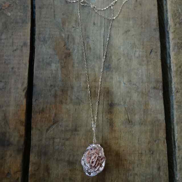 necklace Pendant Rose DessertRose Unusual Gold Rosegold Silver